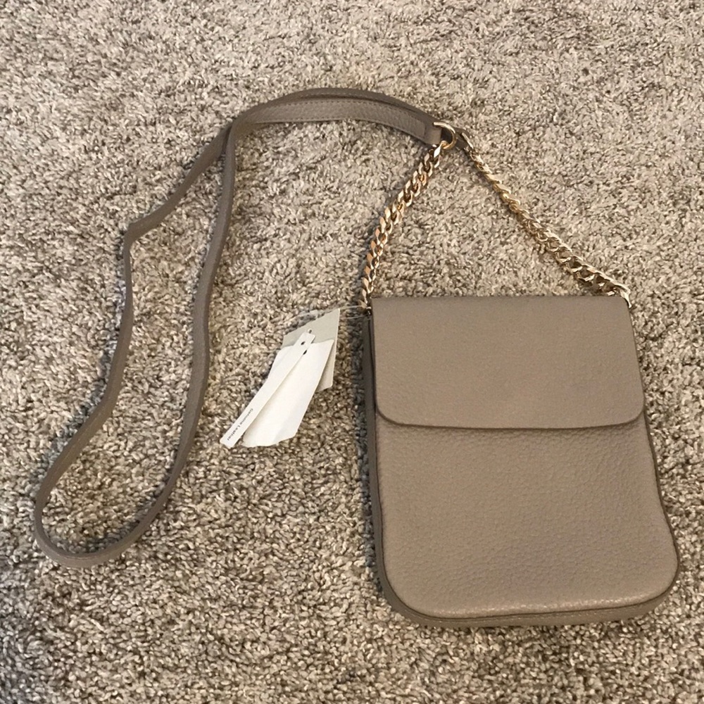 Leather crossbody